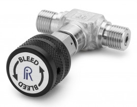 Ralston QTHA-TVLS In-Line Vent Valve, male Quick-Test x male Quick-Test, 5,000 psi-