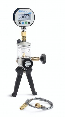 Ralston QTHP-5KpsiG-D Hydraulic Hand Pump with 5000 psi digital pressure gauge, 5 kpsi-