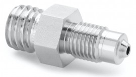 Ralston XTHA-2MS0-MP Male Medium Pressure x Male Quick-Test XT Adapter, 0.44" (metric) to 20, stainless steel-