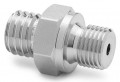 Ralston XTHA-2MS0-RS G Male BSPP (ISO 228/1) x Male Quick-Test XT Adapter, 0.25", stainless steel-