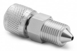 Ralston XTHA-2MSA-XH Male High Pressure x Female Quick-Test XT Adapter, 0.25&quot;, stainless steel-