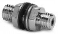 Ralston XTHA-HHSB Male Quick-Test XT x Male Quick-Test XT Bulkhead, stainless steel-