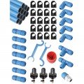 Rapidair F28090 Fastpipe Master Kit, 1" x 30', 3 outlets-