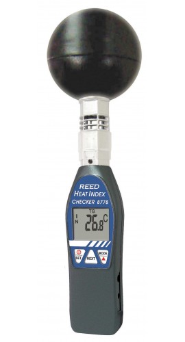 REED 8778 Heat Stress WBGT Meter, Clearance Pricing-