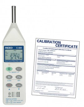 REED C-322 Sound Level Meter/Data Logger,  -