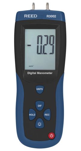 REED R3002 Digital Differential Pressure Manometer (5psi)-