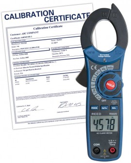 REED R5020 400A AC Clamp Meter with Temperature and Non-Contact Voltage Detector,  -