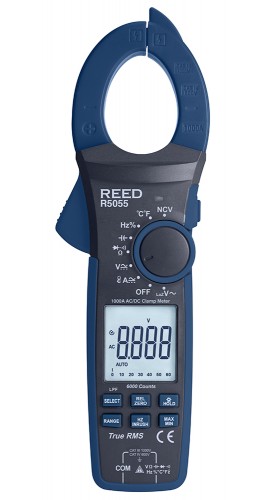 REED R5055 1000A True RMS Digital Clamp Meter-