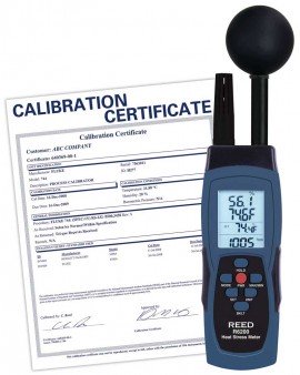 REED R6200-NIST WBGT Heat Stress Meter, -