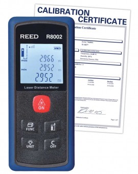 REED R8002-NIST Laser Distance Meter, 148' (45m),  -