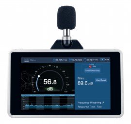 REED R8075 Sound Level Meter, Desktop/Wall Mount-