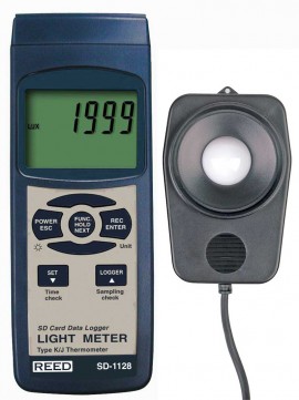 REED SD-1128 Data Logging Light Meter-