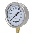 REOTEMP PG25C Industrial Stainless/Brass Gauge, 2.5&amp;quot; dial, 0 to 60 psi-