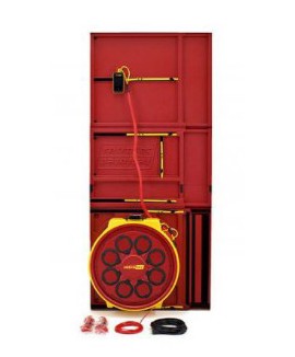 Retrotec US5120X-E Blower Door with model 5000 fan/hard panel/DM32 Wi-Fi digital gauge package-