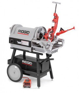 RIDGID 26092 1224 Hammer Chuck Threading Machine, 0.5 to 4" NPT, 120 V-