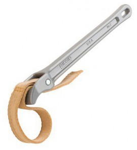 RIDGID 31365 Aluminum Strap Wrench, 12&amp;quot; OD Capacity, #5-