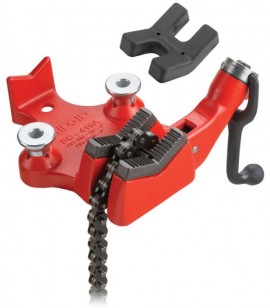 RIDGID 40200 Top Screw Bench Chain Vise for Plastic Pipe, 0.5 to 4.5&quot;-