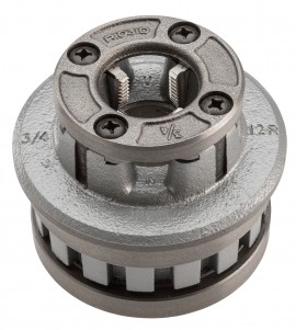 RIDGID 51862 12-R High-Speed Hand Threader Die Head for Plastic-Coated Pipe, 0.75&quot;-