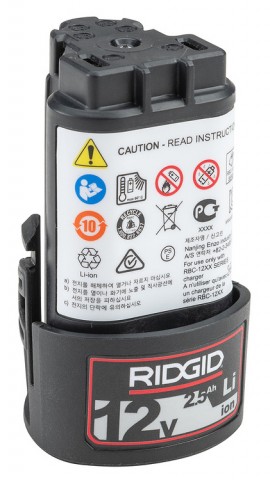RIDGID 55183 12 V Advanced Lithium 2.5 Ah Battery-