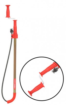 RIDGID 59802 K-6 DH Toiler Auger with Drop Head, 6'-