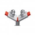 RIDGID 60007 BTH-9 Ball Transfer Heads, 12&amp;quot;, 1,000 lbs-