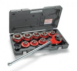 RIDGID 65175 Exposed Ratchet Threader Set, 00-R, BSPT-