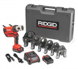 RIDGID 67053 RP 350 Press Tool Battery Kit with ProPress jaws, &amp;frac12; to 2&amp;quot;-