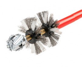 RIDGID 68983 Nylon Steel Brush for the K9-204, 4&amp;quot;-