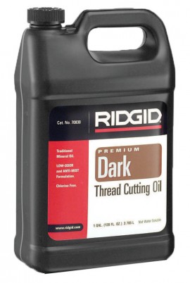 RIDGID 70830 Dark Thread Cutting Oil, 1 gal-