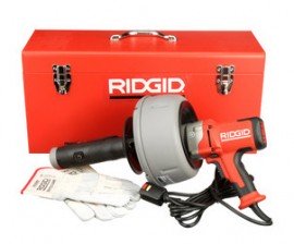 RIDGID K-45AF-1 Sink Machine, 115V, C-6429 Carrying Case-