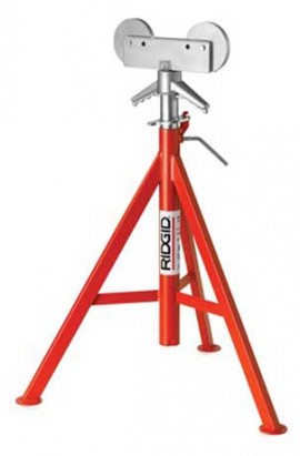 RIDGID RJ99 Roller Head Pipe Stand, 32-55 in-