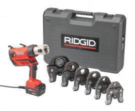 RIDGID RP-350 Press Tool RP 350 Corded Kit with ProPress jaws, &amp;frac12 to 2&amp;quot;-
