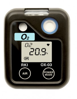 RKI OX-03 Series Gas Monitor Kit, 100% N<sub>2</sub>-