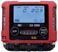 RKI GX-2009 Series Multi-Gas Detector with alligator clip/12 V DC charger/vehicle plug, LEL/O<sub>2</sub>-