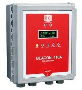 RKI Beacon 410A Four-Channel Wall Mount Controller-
