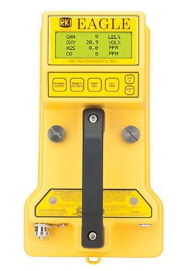 RKI 72-5289RK EAGLE Portable Gas Monitor,  O<sub>2</sub>/H<sub>2</sub>S (0 to 1,000 ppm)-