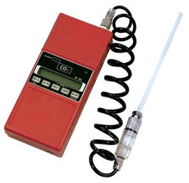 RKI 73-0570RK-05 Hand-Held IR CO<sub>2</sub> Monitor, sample draw with internal pump, 0 to 5%-