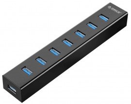 RKI 82-6051RK USB Hub, 7 port 2.0-