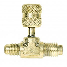 Robinair 15555 Inlet Adapter for pumps with 1/4" FFL coupler, 1/4" MFL and 1/2" Acme-