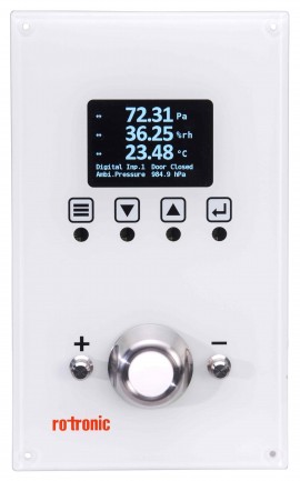 Rotronics CRP14-CRP535-L41DSAA Series Clean Room Panel, Front Side Probe-