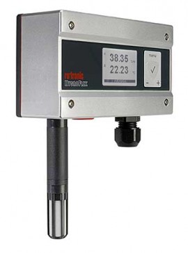 Rotronic HF420-WB6XDXXX Universal Transmitter with display, 2-wire, wall-