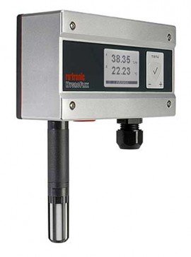 Rotronic HF432-WB6XDXXX Universal Transmitter with display, 3-wire, wall-