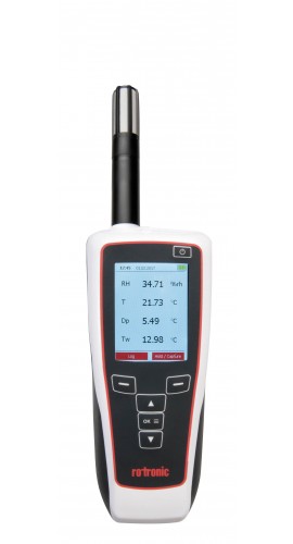 Rotronic HP31 Digital Psychrometer, 0 to 100&amp;#37; RH, -10 to 60&amp;deg;C-