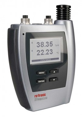 Rotronic HYGROLOGNT3D-NP Humidity-Temperature Data Logger with display, 3 inputs-