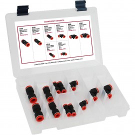 S.U.R. and R. K555 Nylon Fuel Line Union Assortment, 12-piece, standard and metric-