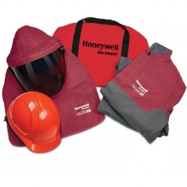 Salisbury Safety Kit 100 Premium Cal Coat &amp; Bib Overalls PrismShield Beekeeper Hood SK100PRG-PP-