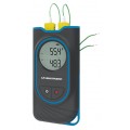 Sauermann Si-TT3 Dual Input Thermometer with two probes, -328 to 2372&amp;deg;F, K thermocouple temperature-