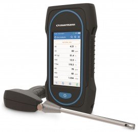 Sauermann Si-CA 130 Kit 3AS Combustion Analyzer Kit with 7&amp;quot; probe, O<sub>2</sub>/CO/NO-