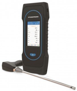 Sauermann Si-CA 2305NSH Gas Analyzer Kit with 12&amp;quot; probe, O&lt;sub&gt;2&lt;/sub&gt;/CO/NO/SO&lt;sub&gt;2&lt;/sub&gt;/H&lt;sub&gt;2&lt;/sub&gt;S-