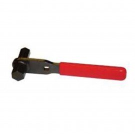 Schley Products SL63850 Motorcycle Axle Wrench, 19 mm and 24 mm hex, 3/8" square drive-